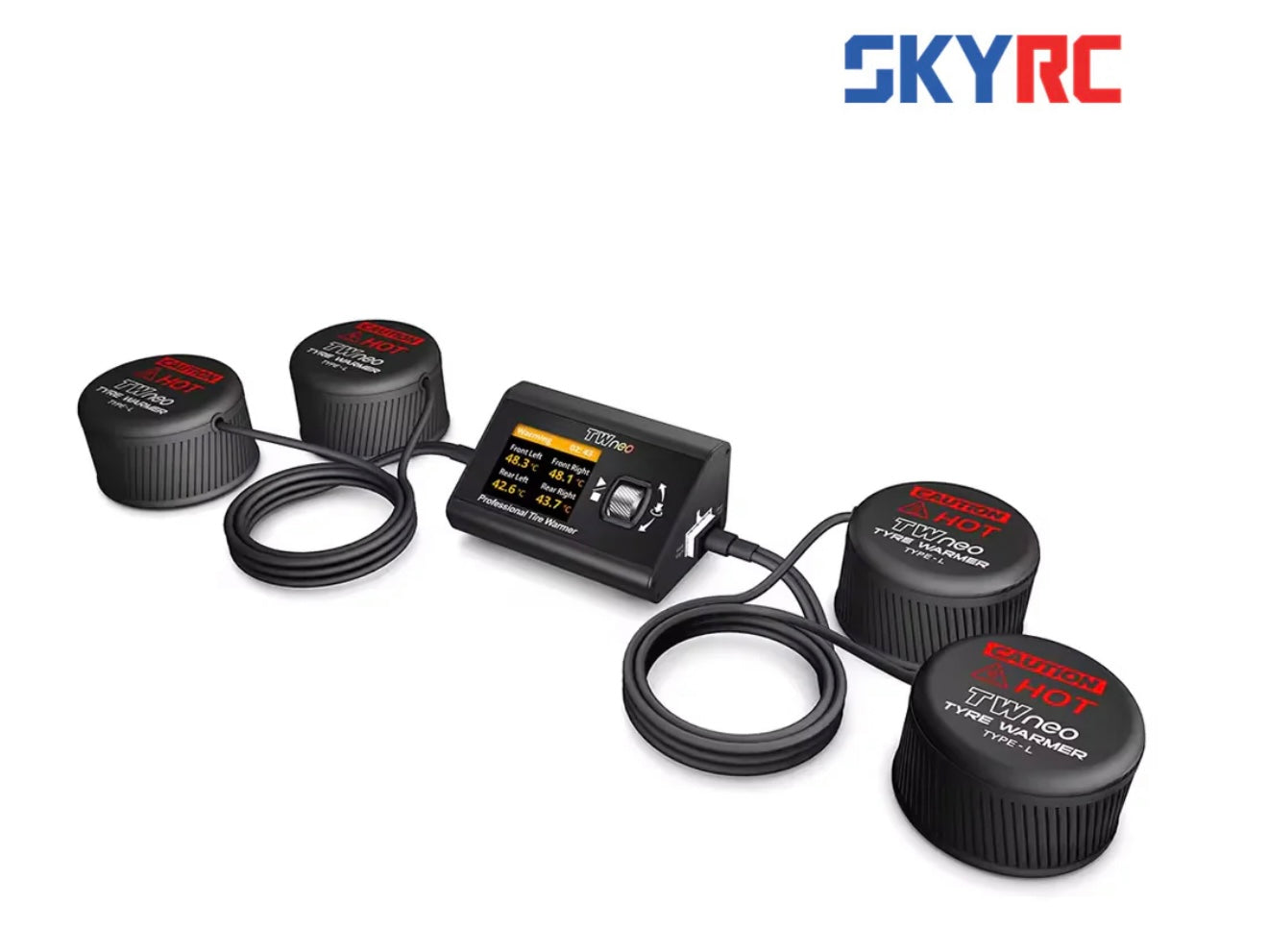 SkyRC SK-600157 TWneo Tyre Warmer with Silicon Cups