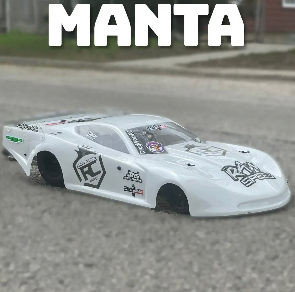 RAW SPEED MANTA DRAG BODY CLEAR - RS782008