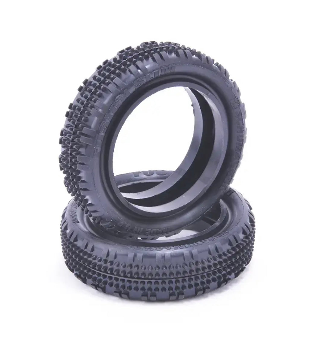SCHUMACHER FUSION SLIM - 1/10 2WD TYRES - FRONT - YELLOW - PR - SCH-U6901