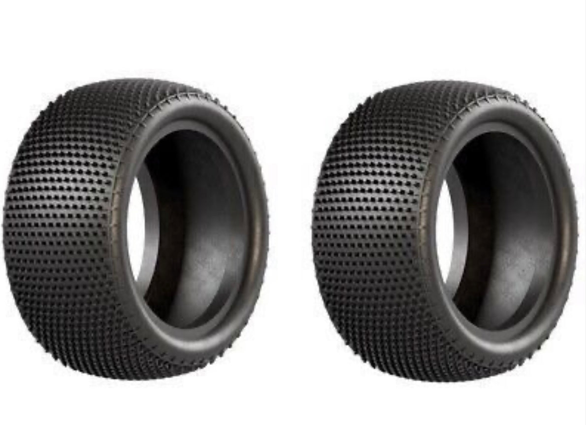 RAW SPEED REWIND - 2.2" REAR BUGGY CARPET TIRE (NO INSERTS) (1 PR) (100315S)