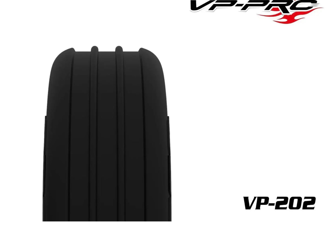 VP PRO VP-202 ROUNDED RIB 1/10 BUGGY 2WD FRONT TIRE 2PCS - VP-202U-M1-RW