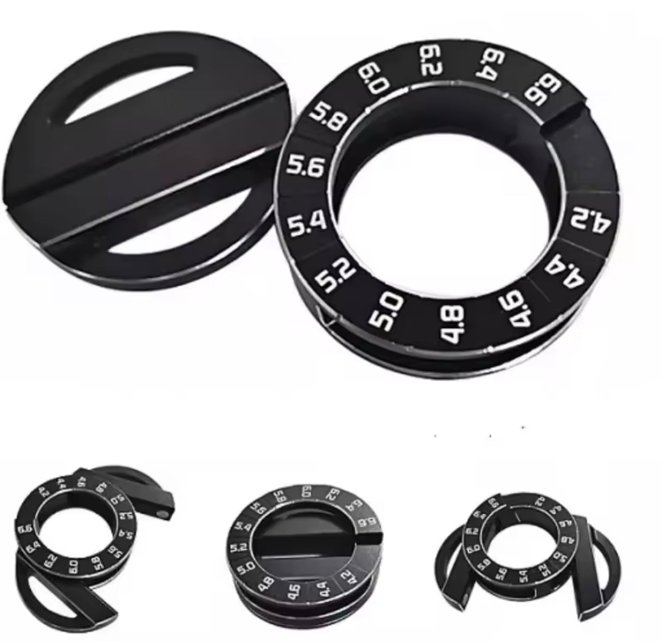 RPM Circle Droop Gauge 4.0 - 6.6mm Includes droop blocks