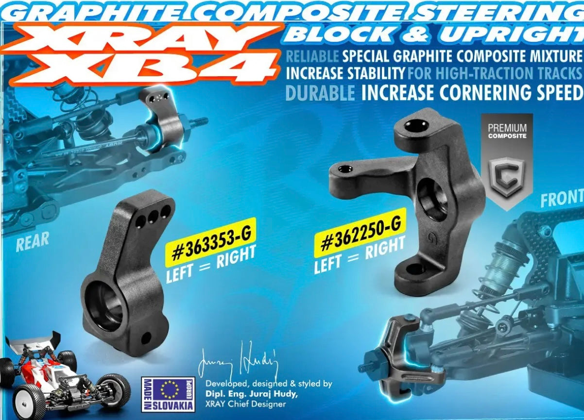 XRAY COMPOSITE STEERING BLOCK - G - XY362250-