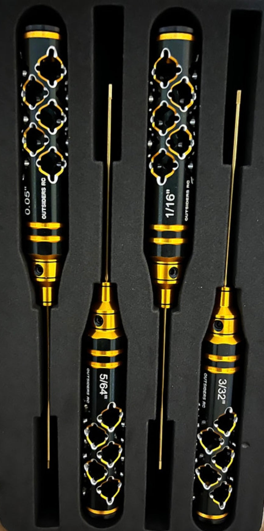 High End Luxury Hollowed out Imperial Hex Screw driver Set- HEHIMP