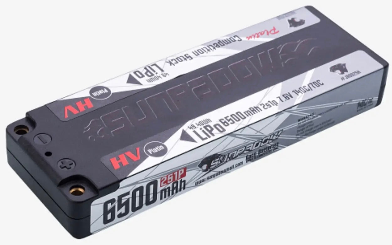 SUNPADOW PLATIN HV ULCG 6500MAH 7.6V 2S 140/70C LIPO (5MM, 257G)