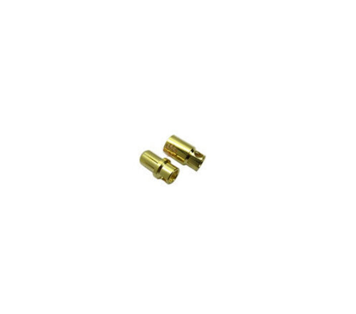 8mm GOLD BULLET CONNECTOR MALE & FEMALE pair