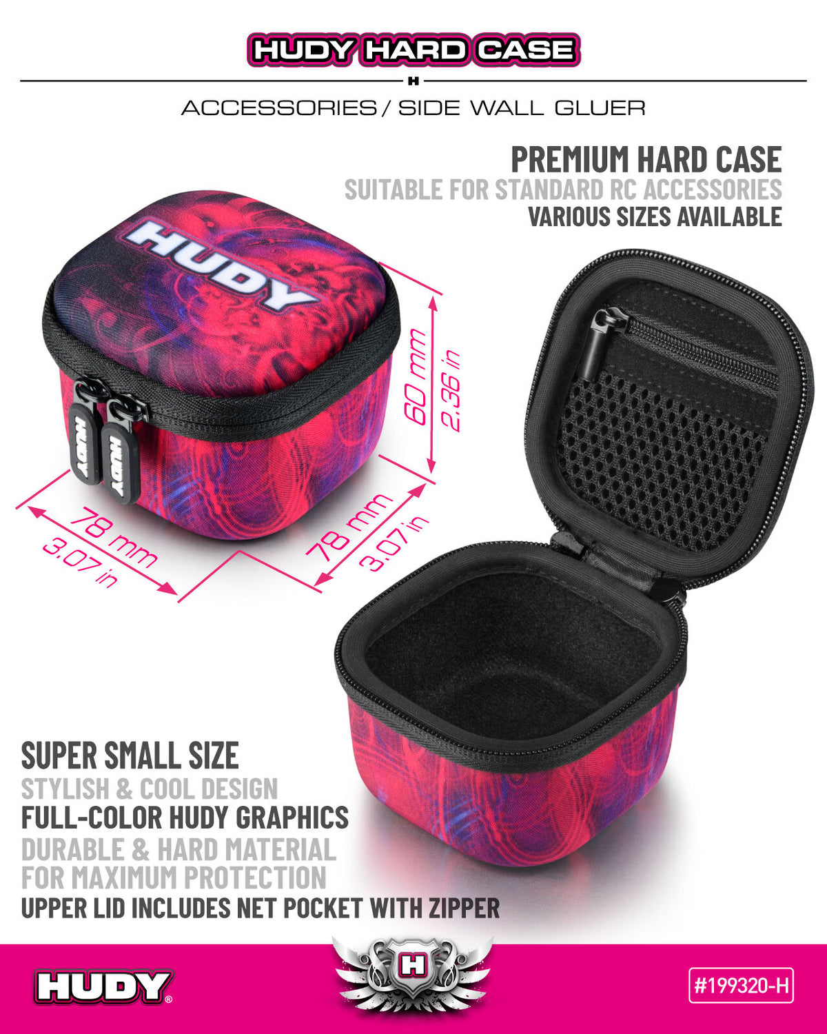 Hudy Hard Case - 78X78X60Mm - Accessories