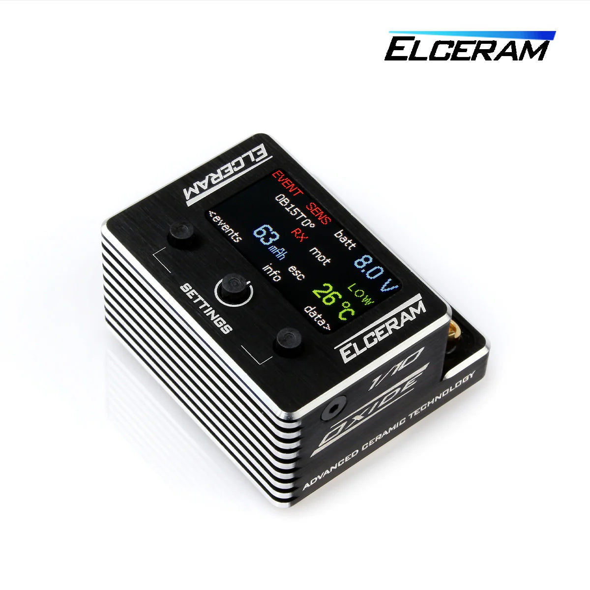 Elceram ELC021 G2 1/10th Oxide Brushless ESC with LCD Display