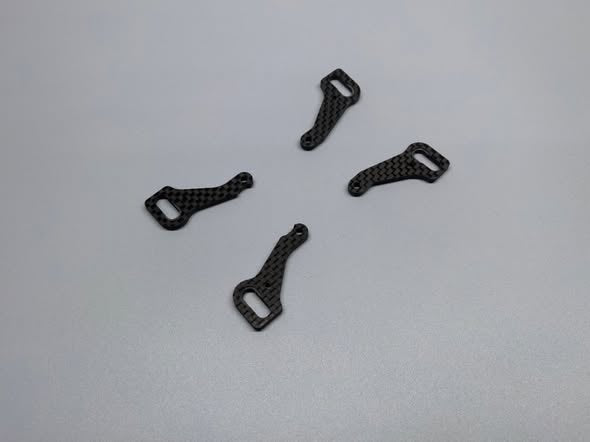 Factory Pro X-Ray X4 2026 Steering Block Plate Set (FL, FR, RL, RR)