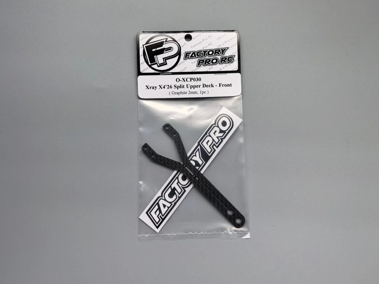 Factory Pro X-Ray X4 2026 Upper Deck Front 2.0mm