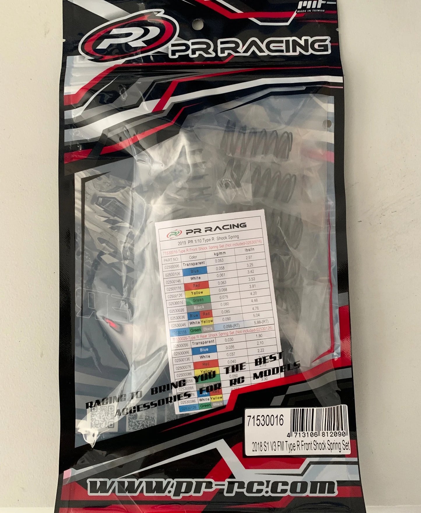 Front Shock Spring Set