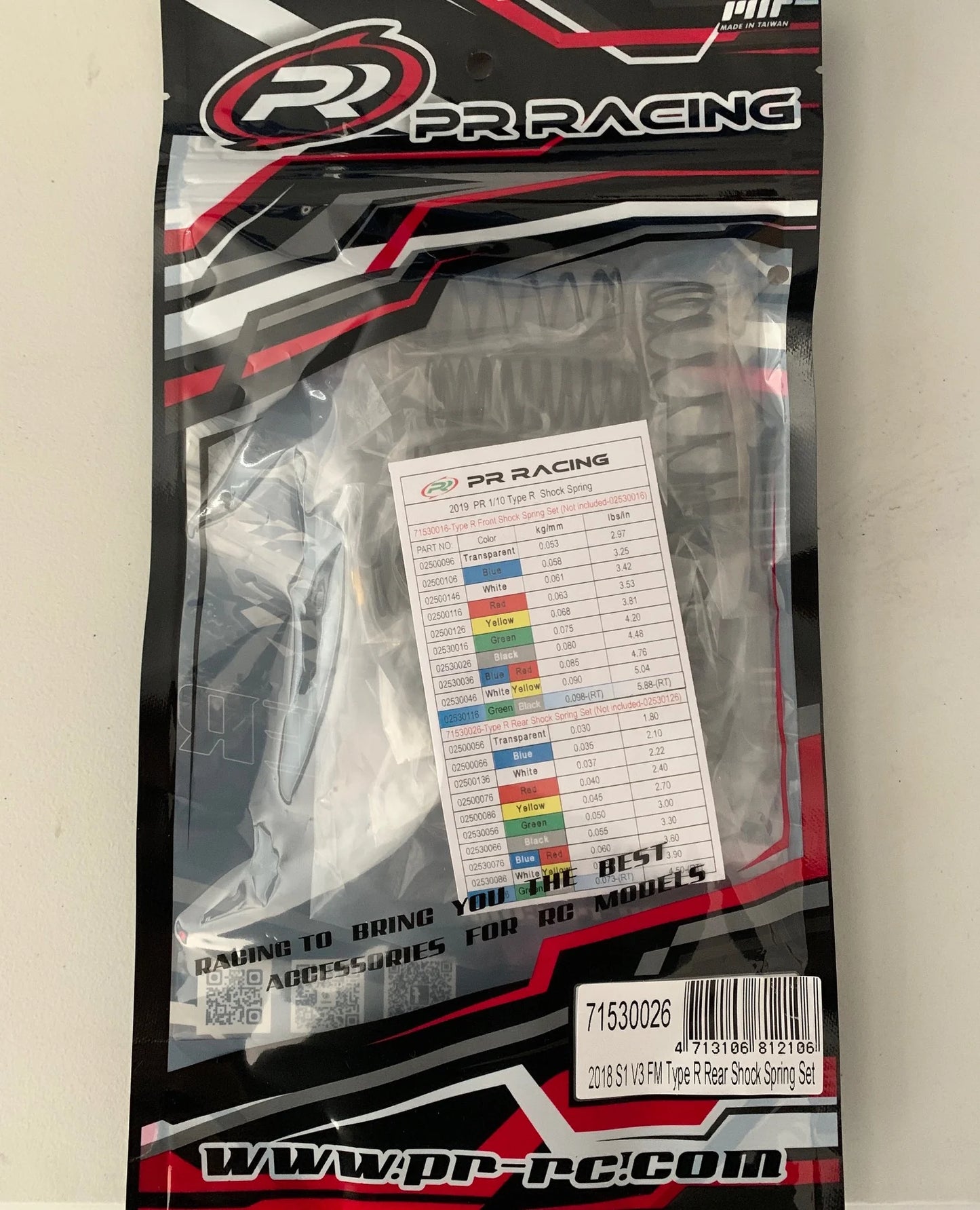 Rear Shock Spring Set