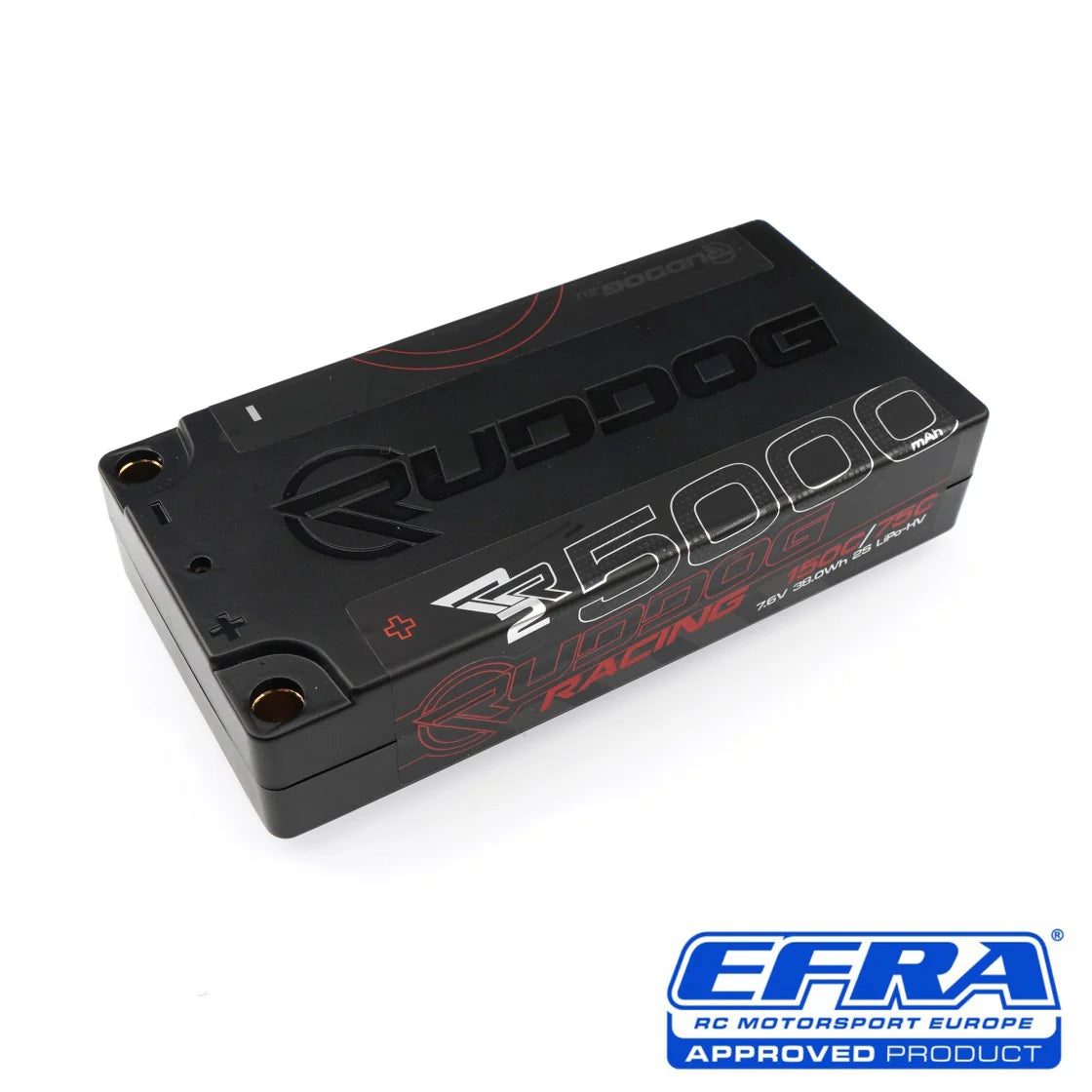 RP-0854
RUDDOG RACING RR2 5000MAH 150C/75C 7.6V 20MM-LCG SHORT STICK PACK LIPO-HV BATTERY