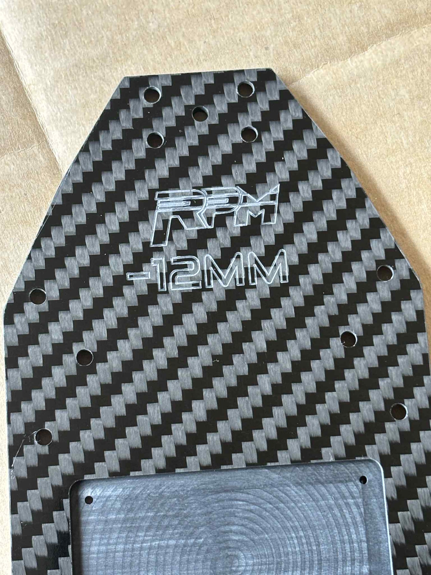 RPM -12mm shorter 3mm thick CF chassis to suit pr racing B10r
