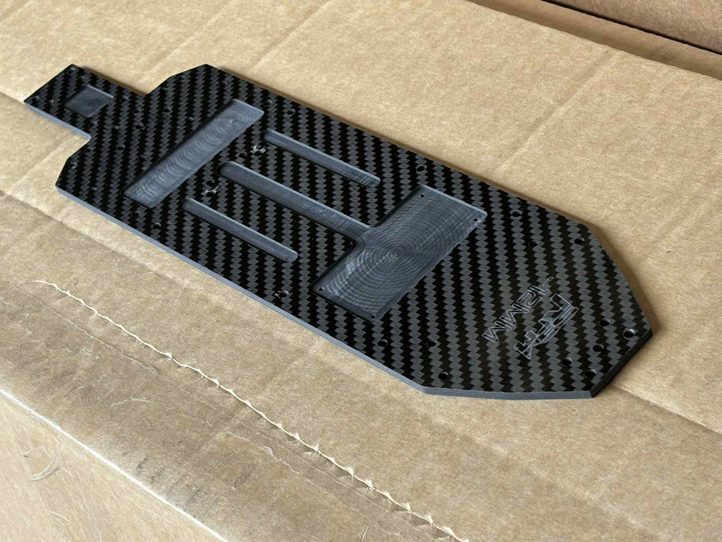 RPM -12mm shorter 3mm thick CF chassis to suit pr racing B10r