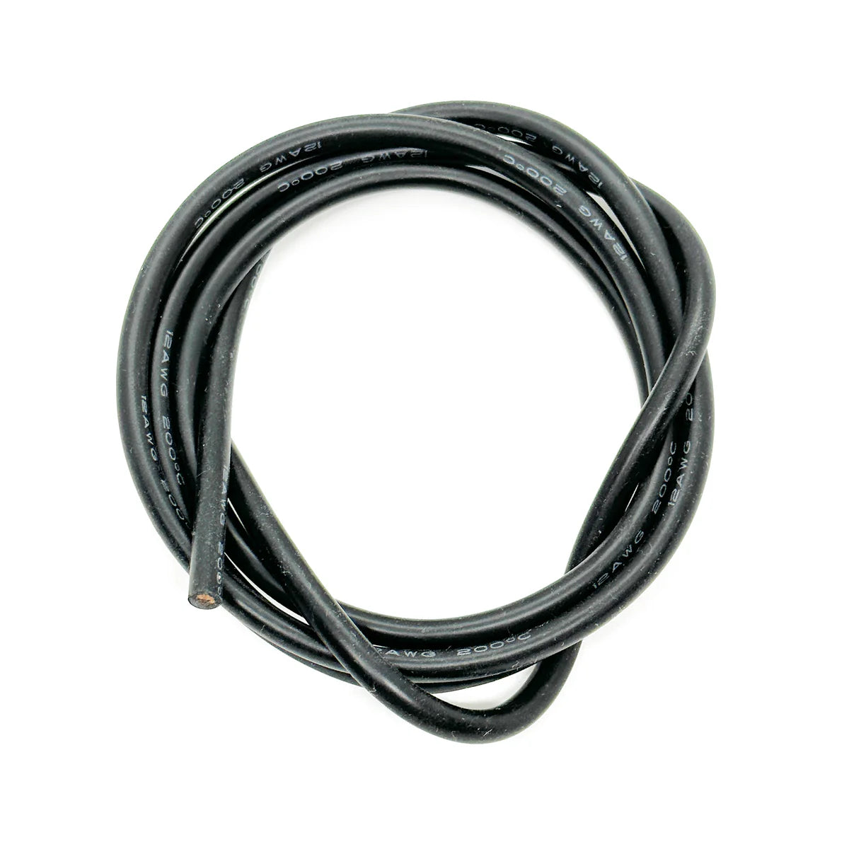 ZOMBIE SILICON WIRE 12 AWG - BLACK (1 METRE)
