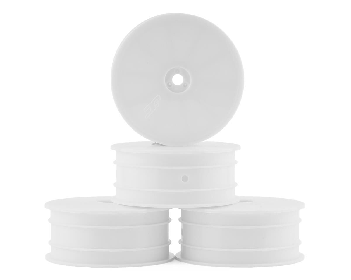 J CONCEPT Mono - TLR 22X-4, B74.2, XRAY XB4, front wheel (white) - 4pc.