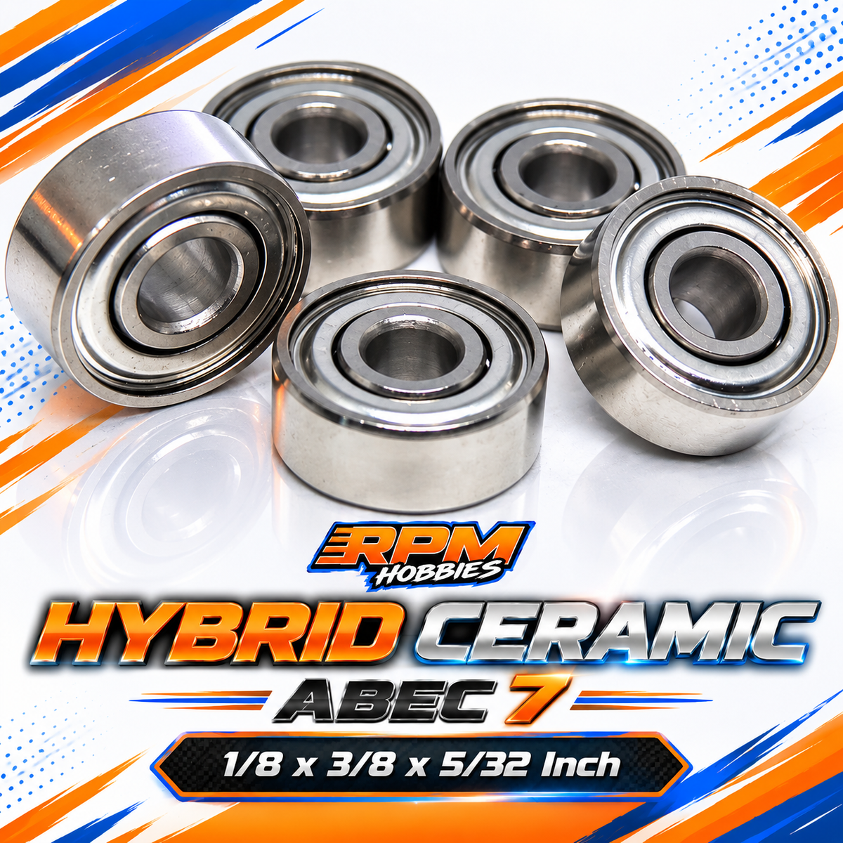 1/8x3/8x5/32 Hybrid ceramic to suit exalt motors (2)
