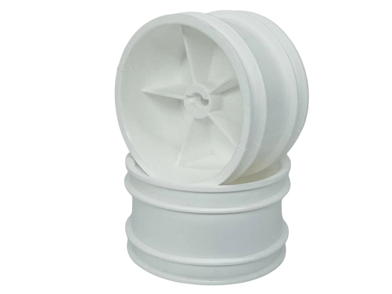 NEW RC10 Dish REARS (2pc) White