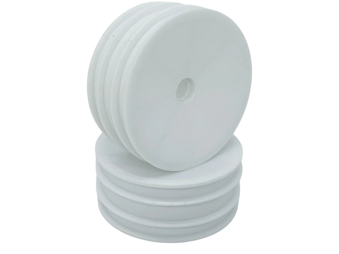 NEW RC10 Modern Style WIDE Front Wheel (2pc) White
