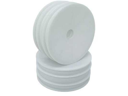NEW  RC10 Modern Style WIDE Front Wheel (2pc) White