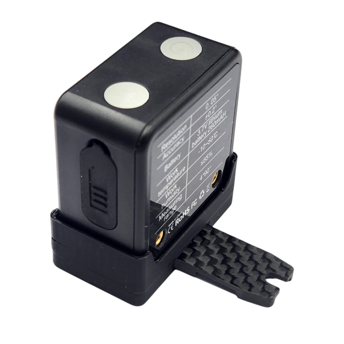 INOV8 3DX CARBON MICRO DIGITAL ANGLE GAUGE CASTER PLATE FOR A800RR, MI9, X4 & IF14