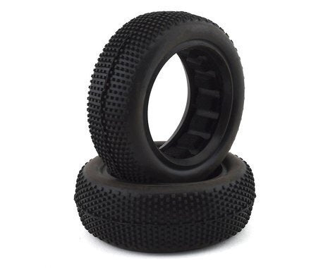 Raw Speed SuperMini 1/10 2wd Buggy Front Tire - Soft with Grey Open Cell Insert 2pc - RS100109SG