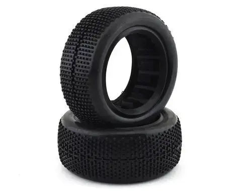 Raw Speed SuperMini 1/10 4wd Buggy Front Tire - Soft with Grey Open Cell Insert - RS100209SG