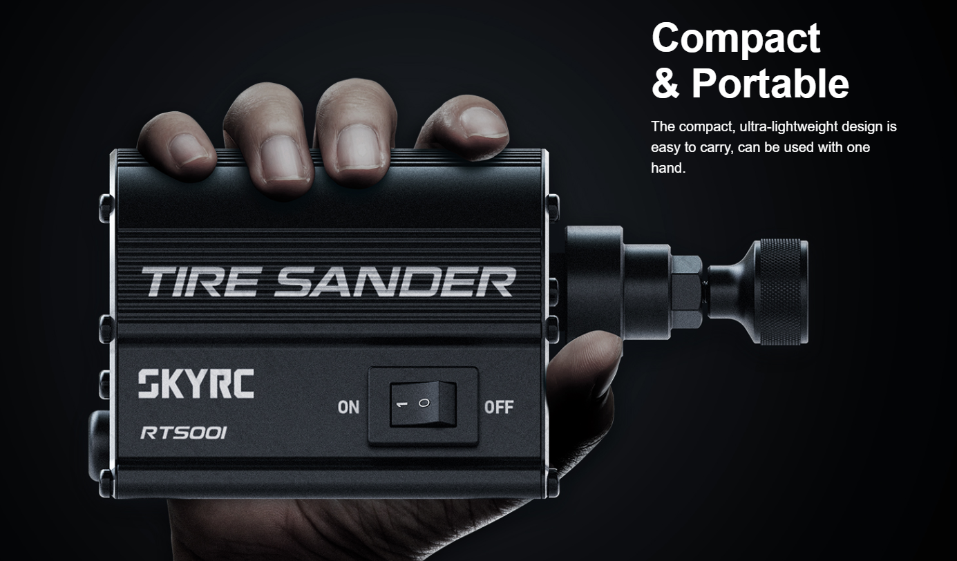 SkyRC Tire Sander with Black