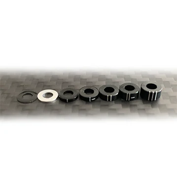 Zombie Alloy 3x6mm Lazer Engraved Shims Black (Assorted Thicknesses) 10pcs