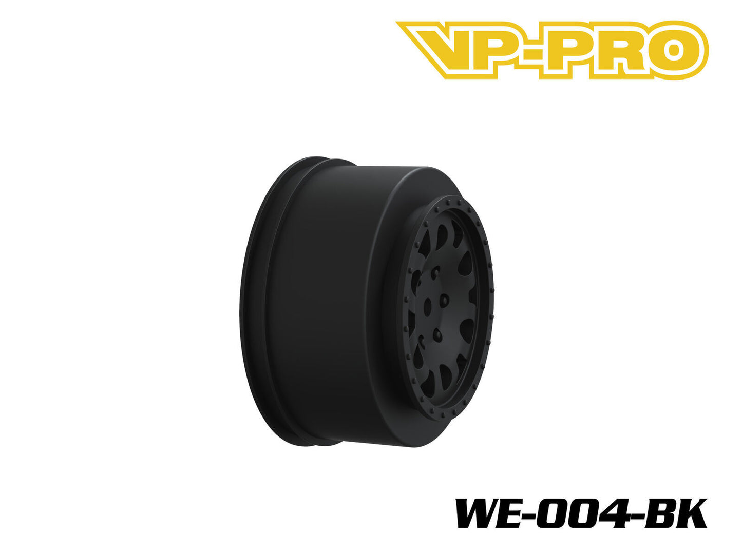 Vp Pro 1/10 Short Course 0 Offset Rim (Black) - 4Pcs