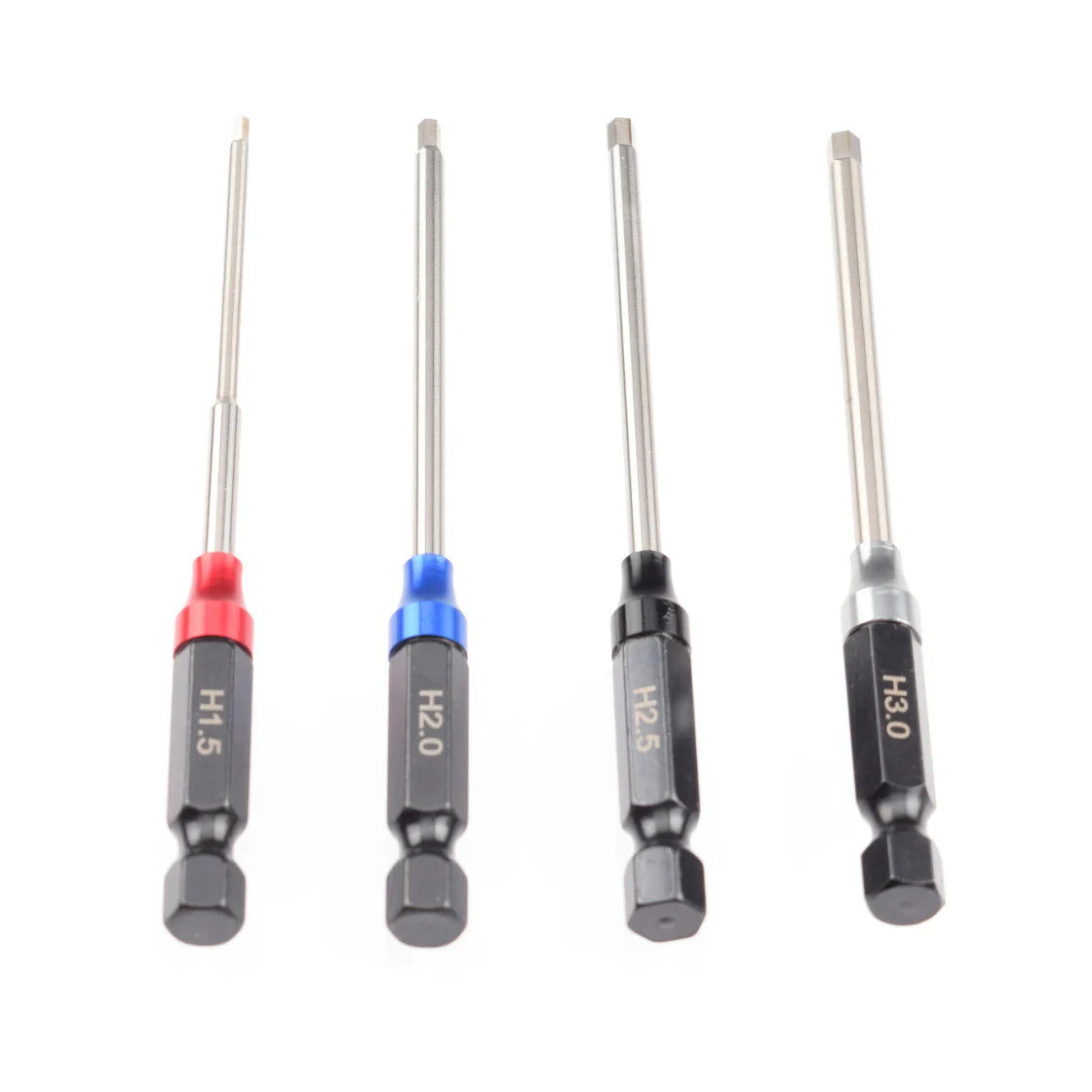 RUDDOG Metric Hex 1/4" Power Tool Wrench Set (1.5 | 2.0 | 2.5 | 3.0mm)