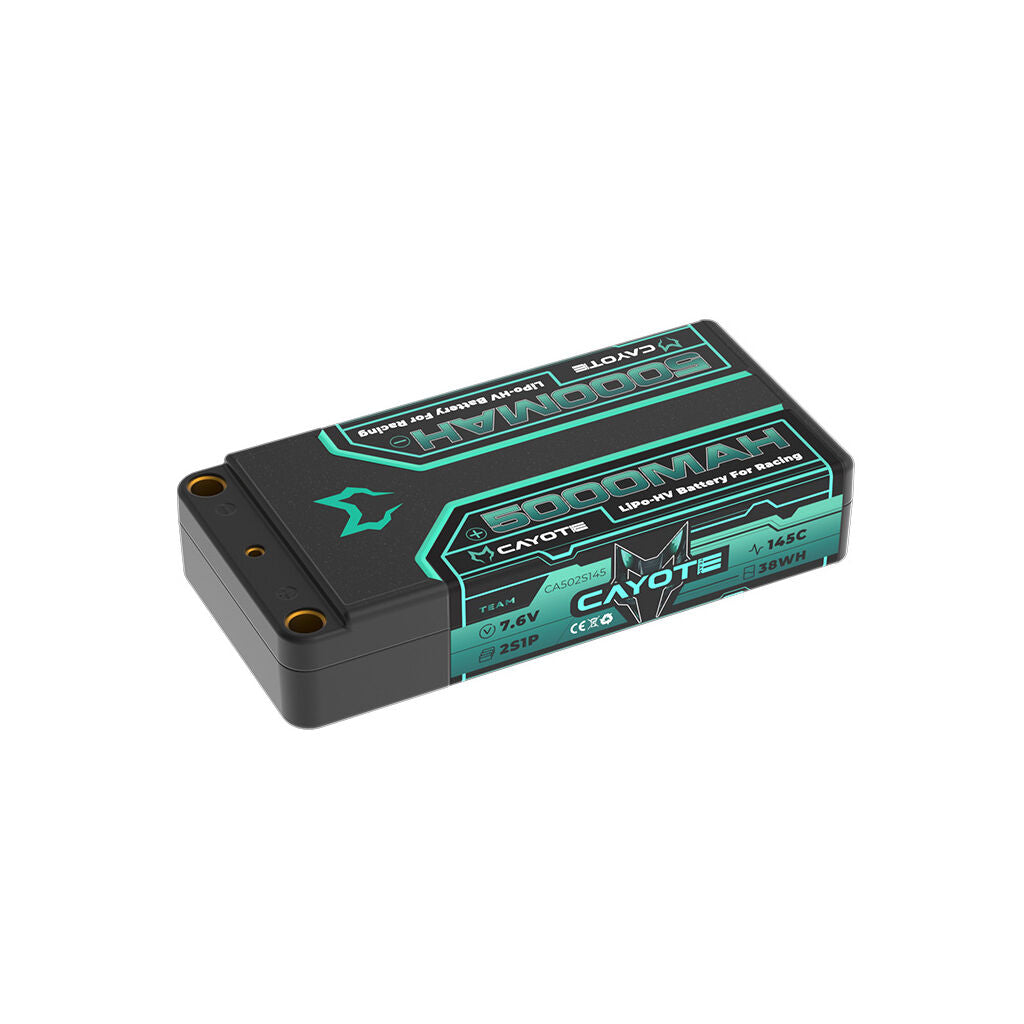 CAYOTE Racing Lipo Battery, 145C, 5500mAh, 7.6V, 41.8Wh COMING SOON
