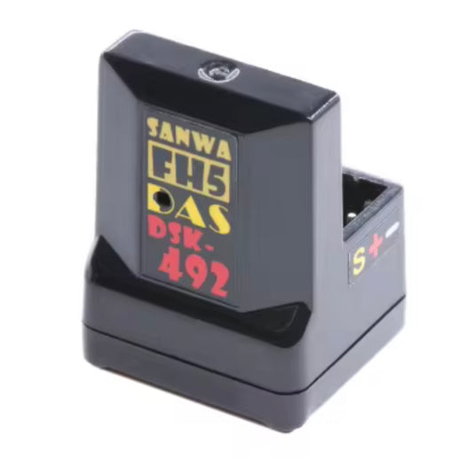 DASMIKRO DSK-492 V2 FH5 COMPATIBLE ANTENNA-FREE RECEIVER FOR SANWA FH-5 M17 FHSS-5