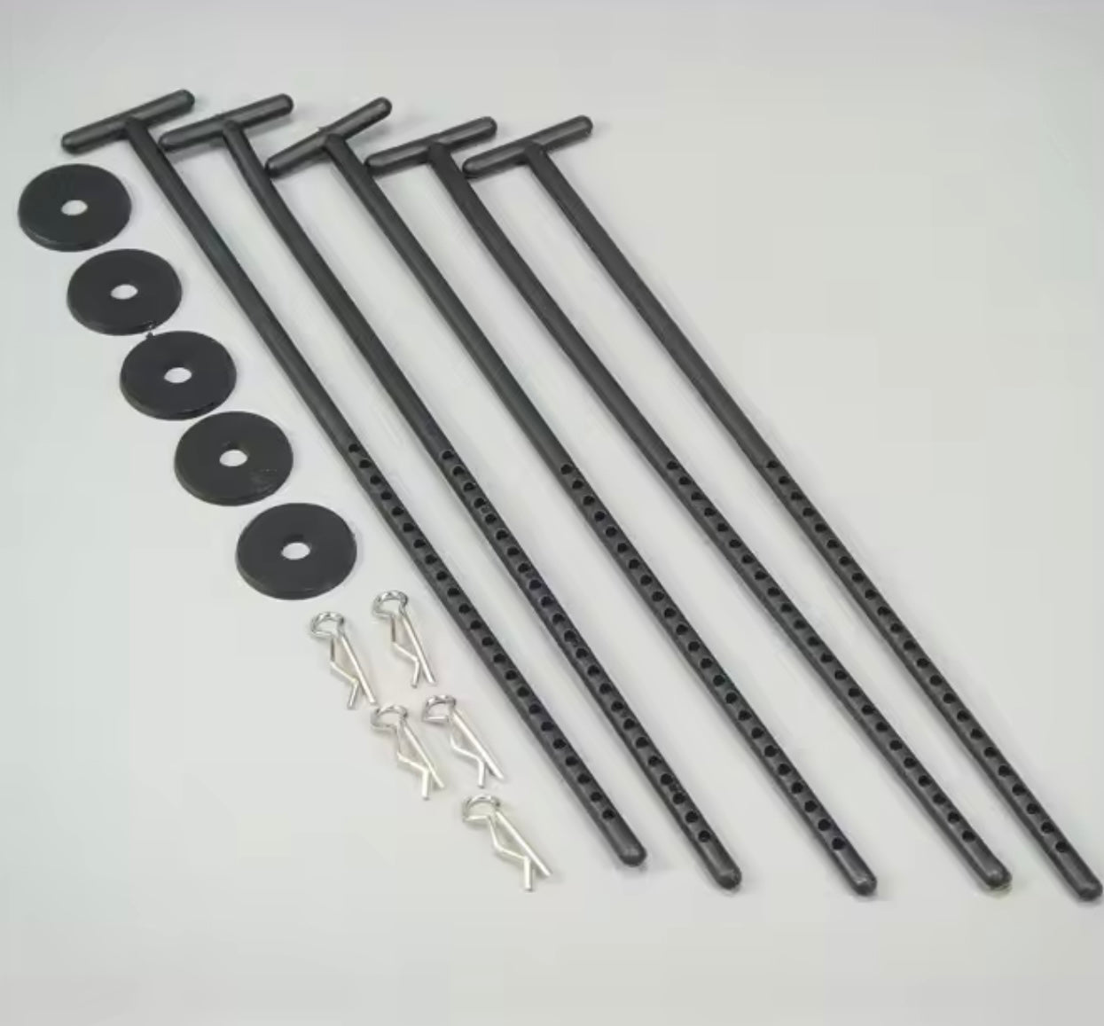 1/8 & 1/10 RC Wheels Holder 5 pcs (black/blue)
