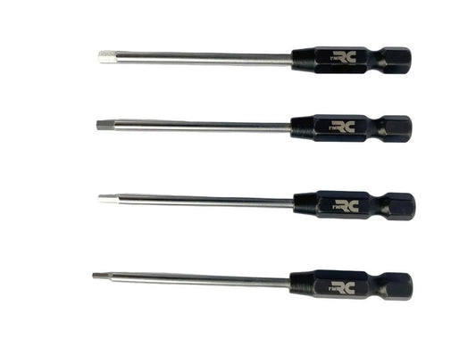 I/M R/C 4PCS CHROME HEX TIP SET FOR DRILL DRIVER