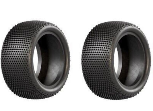 RAW SPEED REWIND - 2.2" REAR BUGGY CARPET TIRE (NO INSERTS) (1 PR) (100315S)