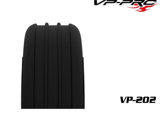 VP PRO VP-202 ROUNDED RIB 1/10 BUGGY 2WD FRONT TIRE 2PCS - VP-202U-M1-RW