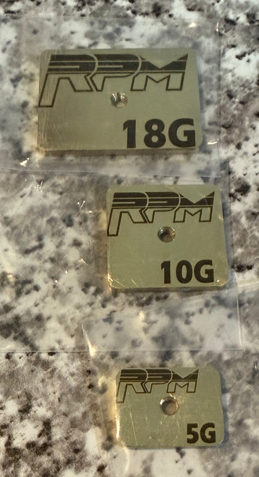 RPM UNIVERSAL WEIGHTS 5g 10g 18g