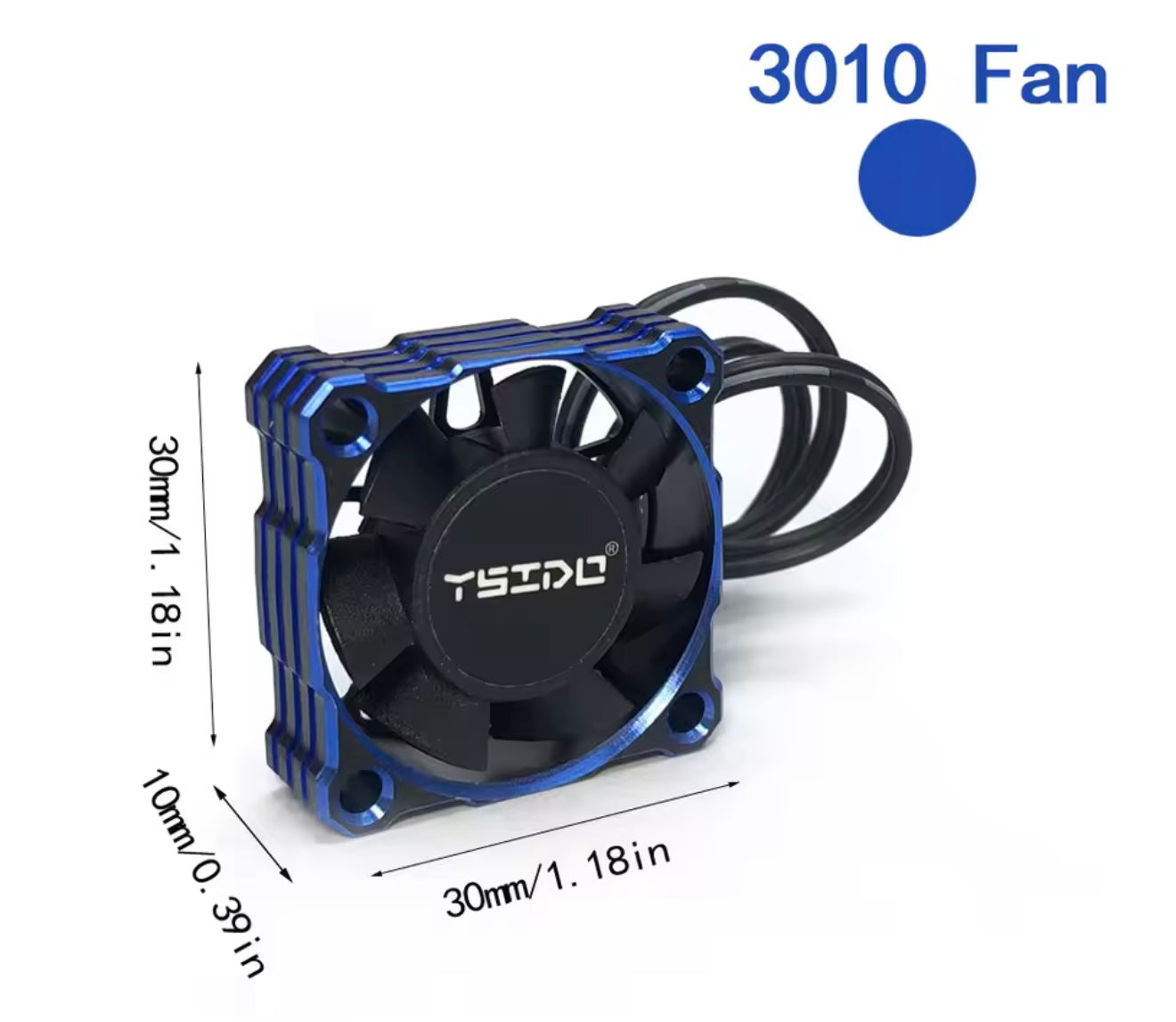 YSIDO blue 30mm 40mm High RPM Fan Powerful
