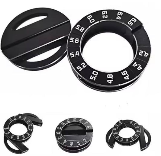 RPM Circle Droop Gauge 4.0 - 6.6mm Includes droop blocks