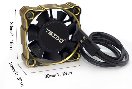 TSIDO 30mm fan gold