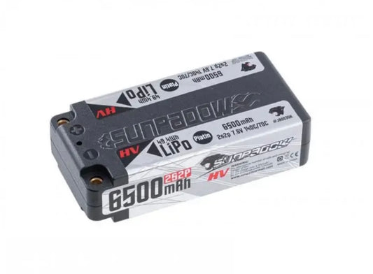 SUNPADOW HIGH-END LIHV SHORTY 6500MAH-7.6V-2S2P-140C