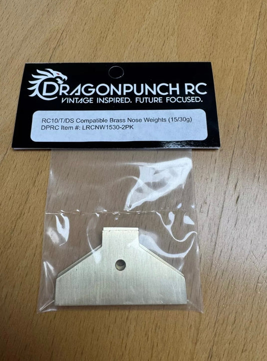 Worlds Graphite and Tub Car Compatible Brass Nose Weights