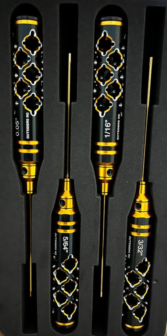 High End Luxury Hollowed out Imperial Hex Screw driver Set- HEHIMP