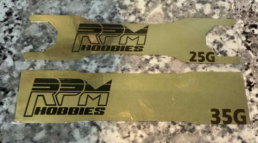 RPM TC WEIGHTS