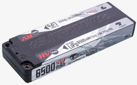 SUNPADOW PLATIN HV ULCG 6500MAH 7.6V 2S 140/70C LIPO (5MM, 257G)