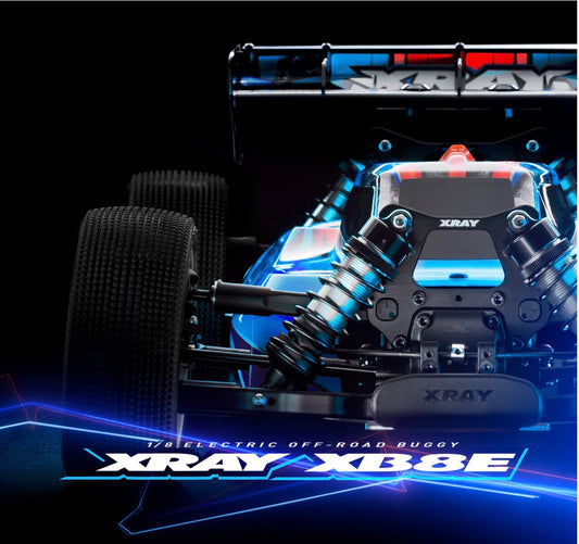 XRAY XB8E'26 - LUXURY 1/8 ELECTRIC OFF-ROAD CAR - 350163                PRICE TBA