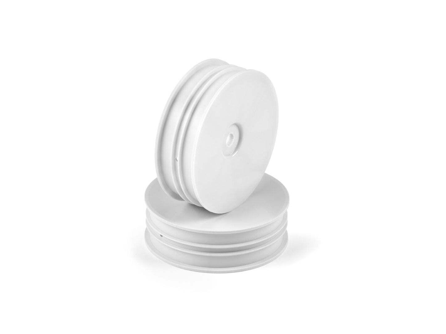 Hudy 1/10 Off-Road Wheel - 4WD Front  White (2)  HD803230