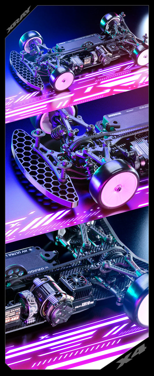 XRAY X4 2026 - CARBON CHASSIS - 1/10 LUXURY ELECTRIC TC - XY300042 Price TBA